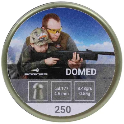 Puli pnevmaticheskie Borner Domed 4,5mm 0,55g (250 sht)