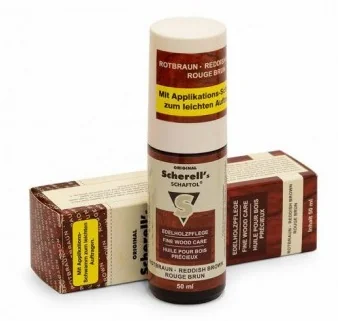 Sredstvo dlya obrabotki dereva Scherell’s Schaftol 50ml (krasno-buroe)