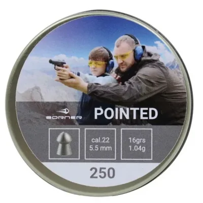 Puli pnevmaticheskie Borner Pointed 5,5mm 1,04g (250 sht)