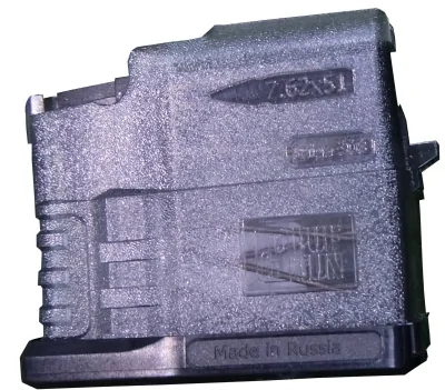 Магазин Сайга-308 Прозрачный Mag SG762 25-5/Tr Pufgun